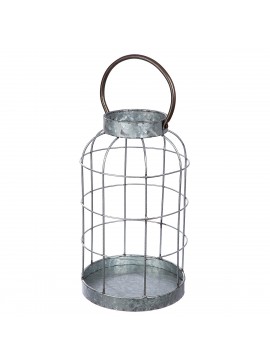 Φανάρι ArteLibre Γκρι Μέταλλο 42cm