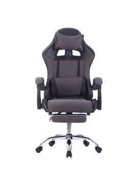 Καρέκλα γραφείου Winner gaming pakoworld PVC-ύφασμα μαύρο 058-000051