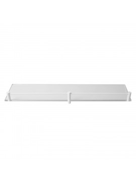 KARAG  MENSOLE Εταζέρα γυάλινη MENSOLE 0666 66 Λευκή ματ KARAG 60cm KARAG-3800201581998