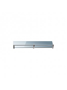 KARAG  MENSOLE Εταζέρα γυάλινη MENSOLE 0666 Χρωμέ KARAG 60cm KARAG-3800201581936