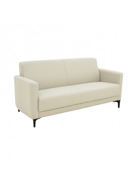 Καναπές διθέσιος Mano I Intrahome PU σε μπεζ απόχρωση 135x82x81εκ INTRAPA-170111198