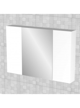 Κρεμαστός Καθρέπτης Μπάνιου Bianca  με 3 ντουλάπια 96x14x65cm FIL-000781MIRROR