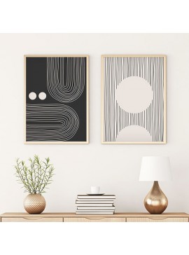 Πίνακας σε καμβά Kouenio pakoworld δίπτυχος με ψηφιακή εκτύπωση 35x3x50εκ