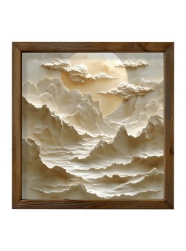 Πίνακας σε καμβά Jedia pakoworld με ψηφιακή εκτύπωση 50x3.5x50εκ