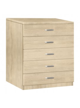 Intrahome Συρταριέρα Gioko Intrahome με 5 συρτάρια σε φυσική απόχρωση 80x40x100εκ | SKU: INTRAPA-183111243