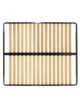 Σομιές μεταλλικός με 17 ανατομικές τάβλες 142x185x5εκ