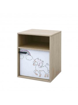 UNICORN ΚΟΜΟΔΙΝΟ SONOMA ΜΕ PATTERN 44,5x36xH55cm 09-1219