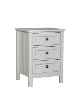 Liberta FRENCH ΚΟΜΟΔΙΝΟ 3ΣΥΡΤΑΡΙΑ ΓΚΡΙ ΑΝΟΙΧΤΟ 46x39,5xH61,5cm 46x39,5xH61,5cm 09-1446