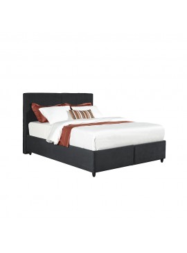 HONEY ΚΡΕΒΑΤΙ ΜΕ ΑΠΟΘΗΚ. ΧΩΡΟ (ΓΙΑ ΣΤΡΩΜΑ 160x200cm) MIDNIGHT BLUE 04-811 207x165xH120cm 09-1486