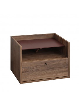 Liberta MARSALA ΚΟΜΟΔΙΝΟ 1ΠΟΡΤΑ 1ΡΑΦΙ ΚΑΡΥΔΙ 64x45xH45cm 64x45xH45cm 09-1693
