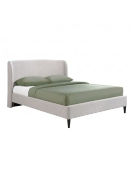 Liberta TEDDY ΚΡΕΒΑΤΙ (ΓΙΑ ΣΤΡΩΜΑ 160x200cm) ΓΚΡΙ ΑΝΟΙΧΤΟ 221x171,5xH111cm 221x171,5xH111cm 09-1747