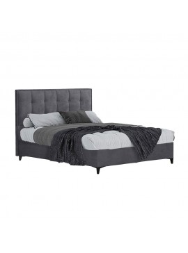 Liberta PIANO ΚΡΕΒΑΤΙ ΜΕ ΑΠΟΘΗΚ. ΧΩΡΟ (ΓΙΑ ΣΤΡΩΜΑ 160x200cm) ΓΚΡΙ 07-780 207x160xH115cm 207x160xH115cm 09-1772