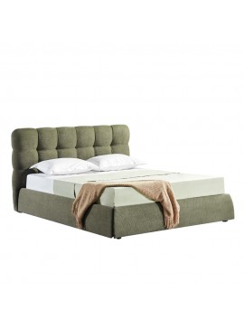 Liberta CHOCOLAT ΚΡΕΒΑΤΙ (ΓΙΑ ΣΤΡΩΜΑ 160x200cm) ΛΑΔΙ 219x180xH109,5cm 219x180xH109,5cm 09-1947