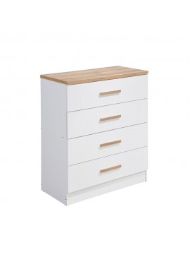 Liberta PRACTICO ΣΥΡΤΑΡΙΕΡΑ 4ΣΥΡΤΑΡΙΑ ΦΥΣΙΚΟ ΛΕΥΚΟ 80x40xH99cm 80x40xH99cm 09-1970