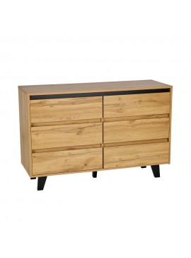 Liberta ARABICA ΣΥΡΤΑΡΙΕΡΑ SONOMA ΜΑΥΡΟ 110x40xH73cm 110x40xH73cm 09-1971