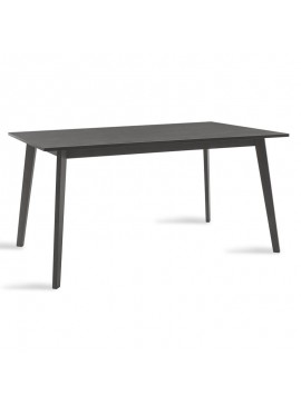 Τραπέζι Benson pakoworld MDF σε rustic grey απόχρωση 150x90x75εκ