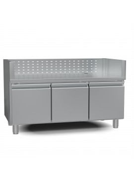  THERMOGATZ   ΕΡΜΑΡΙΟ INOX BBQ TGH-B1-B8B-G ΜΕ ΠΟΡΤΕΣ   09.313.001 