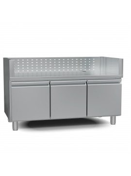  THERMOGATZ   ΕΡΜΑΡΙΟ INOX BBQ TGH-B1-B8B-G ΜΕ ΣΥΡΤΑΡΙΑ   09.313.004 