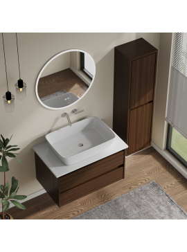 Σετ Επίπλου EVELYN TOP 80cm. χρ.BROWN 9SEVET080BR 9SEVET080BR