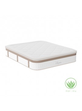 Στρώμα Utopia pakoworld pocket spring με ανώστρωμα aloe vera 30-32cm 140x200εκ 100-000026