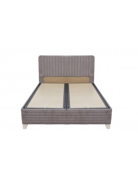 Κρεβάτι υπέρδιπλο "CLOUD" με αποθηκευτικό χώρο σε χρώμα καφε στρώμα Comfort klikareto 160x200 100-02795