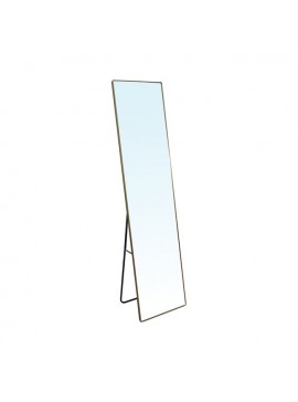 Καθρέφτης δαπέδου "LEONOR" μεταλλικός σε χρώμα χρυσό 40x150 100-03190