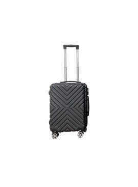 Βαλίτσα "ROADTRIP" από ABS σε χρώμα μαύρο 39x20x55 100-03197