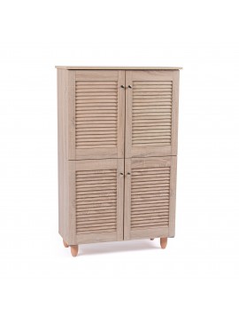 Παπουτσοθήκη-ντουλάπι REA χρώμα sonoma 77x34x123 100-03569