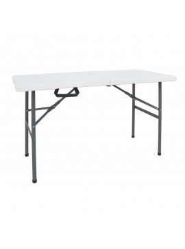 Τραπέζι catering "Pik" πτυσσόμενο-βαλίτσα λευκό 122x60x74 100-03679