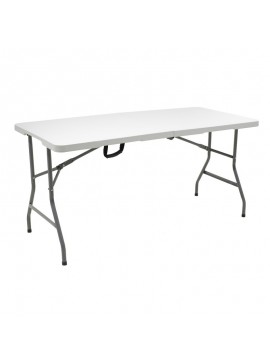 Τραπέζι catering "Pik" πτυσσόμενο-βαλίτσα λευκό 152x70x74 100-03680