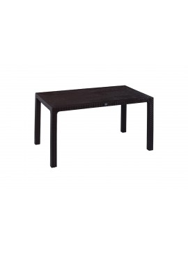Τραπέζι κήπου "Plore" με UV protection PP σε χρώμα καφέ 150x90x75 100-03741