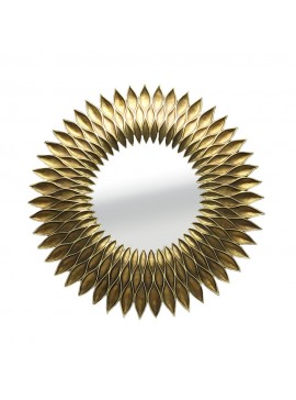 Liberta GIRASOL ΚΑΘΡΕΠΤΗΣ ΤΟΙΧΟΥ ΧΡΥΣΟ ANTIQUE 51x51x5,5cm 51x51x5,5cm 11-0285