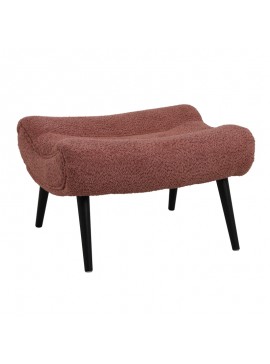 Intrahome Σκαμπό - υποπόδιο Silla Intrahome μπουκλέ ύφασμα σε σάπιο- μήλο απόχρωση 68x58x40εκ | SKU: INTRAPA-221111194