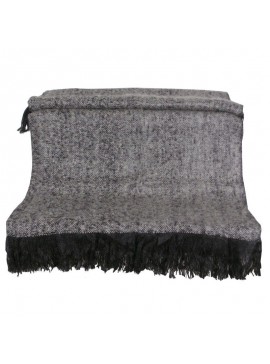 Artekko Κουβερτάκι με γκρι κρόσσι (130x150)cm Artekko 110-2009