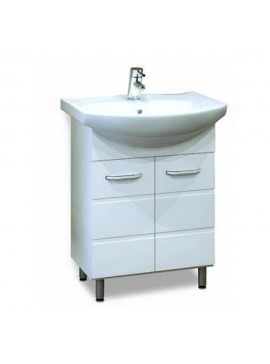 Ντουλάπι μπάνιου με νιπτήρα επιδαπέδιο, Bagno 3, Genomax  12814-11111