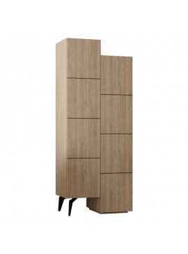 Intrahome Ντουλάπι-στήλη EVERESTALEXA Intrahome φυσικό 62.2x37.4x155.4εκ | SKU: INTRAPA-220112242