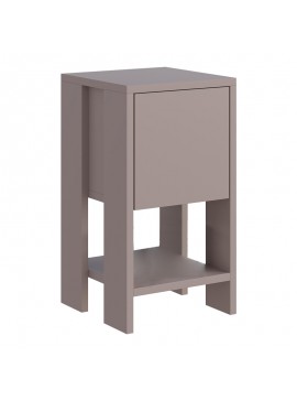 Κομοδίνο Ema pakoworld μελαμίνη σε μόκα απόχρωση 30x30x55εκ