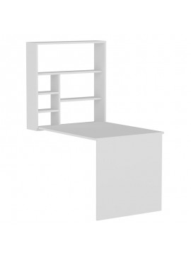 Intrahome Γραφείο τοίχου ανοιγόμενο SIERRAALEXA Intrahome λευκό 63x90x154εκ | SKU: INTRAPA-231111195