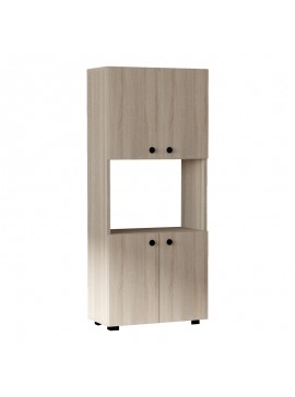 Στήλη Guzel pakoworld σε sonoma απόχρωση 60x31.4x140εκ