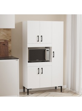 Ντουλάπια κουζίνας Vene Intrahome σε λευκή απόχρωση 89x37.5x160εκ INTRAPA-231111591