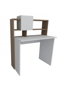 Intrahome Γραφείο εργασίας Koogi Intrahome σε oak-λευκή απόχρωση 94x60x118εκ | SKU: INTRAPA-231111592