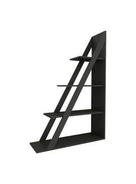 Intrahome Βιβλιοθήκη Quina Intrahome σε ανθρακί απόχρωση 100x30x150εκ | SKU: INTRAPA-231111502