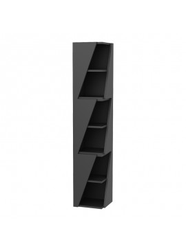 Intrahome Βιβλιοθήκη στήλη Klaro Intrahome σε ανθρακί απόχρωση 32x32x165εκ | SKU: INTRAPA-231111505