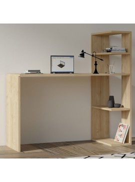 Intrahome Γραφείο με βιβλιοθήκη Mergo Intrahome σε oak απόχρωση 121x51x75εκ | SKU: INTRAPA-231111683