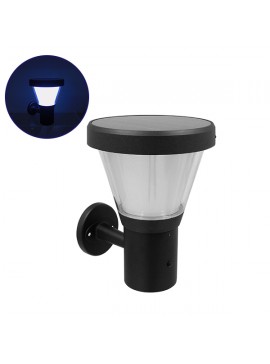 12126 GloboStar® GLOBOSTAR® SOLARTIS 12126 Φωτιστικό Κολωνάκι Κήπου LED 10W 1000lm 180° με Ενσωματωμένο Φωτοβολταϊκό Panel 6V 5W & Επαναφορτιζόμενη Μπαταρία Li-ion 3.2V 6000mAh με Αισθητήρα Ημέρας-Νύχτας Αδιάβροχο IP65 Ψυχρό Λευκό 6000K - Γκρι Ανθρακί - Μ