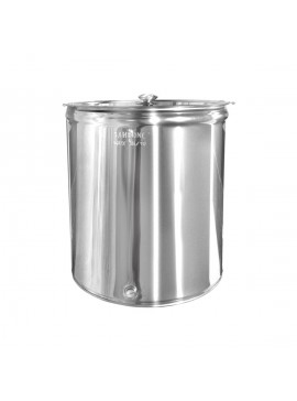 ΑΝΟΞΕΙΔΩΤΟΣ ΚΑΔΟΣ SANSONE ΑΝΟΙΧΤΟΣ 500Lt ΚΟΛΛΗΤΟΣ