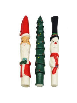 Artekko Xmass Χριστουγεννιάτικα Κεριά Παραφίνης 11cm 3pcs Artekko 127-0753