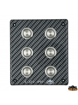 Οριζόντιος ηλεκτρικός πίνακας 6 Θέσεων με πλεξούδα και ασφαλειοθήκη FOUR-37769