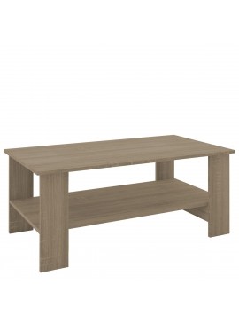 Τραπεζάκι Σαλονιού ArteLibre ΑΛΚΗΣΤΗ Raw Endgrain Oak/K105 100x55x41cm Arte-14200140