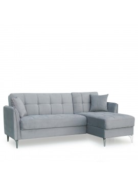 Καναπές Γωνιακός ArteLibre JOAQUIN Γκρι 230x84x89cm Arte-14210221